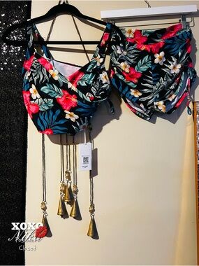 Grace Karin Two-Piece High Waist Bikini - Size Medium